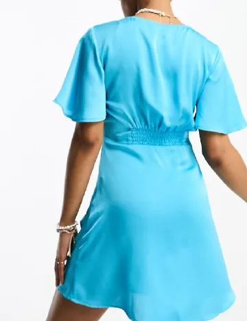 Rochie scurta Stradivarius, albastru Albastru