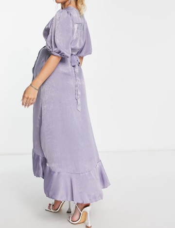 Rochie lunga Flounce London Maternity, mov