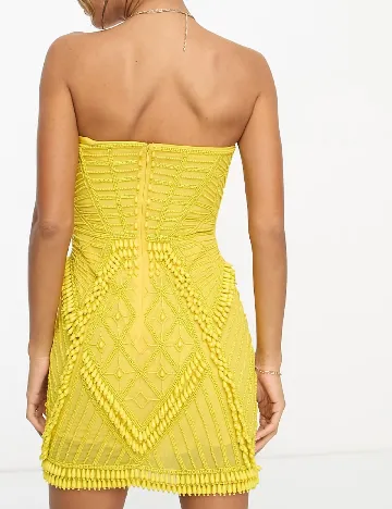 Rochie scurta ASOS, galben Galben