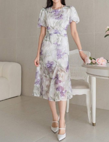 Rochie medie Dazy, floral