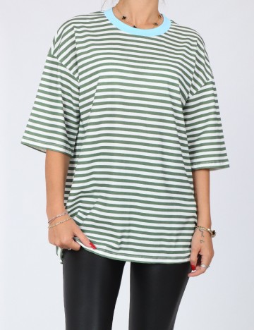 Tricou Oversize ASOS, verde