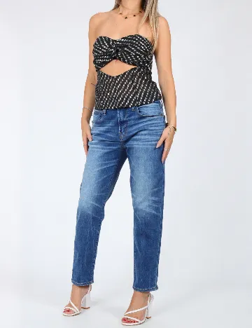 Top ASOS, negru Negru