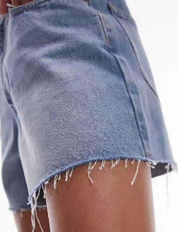 Pantaloni scurti Top Shop, albastru Albastru