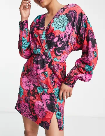 Rochie scurta Vero Moda, floral print Floral print