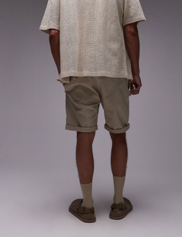 Pantaloni scurti Topman, crem