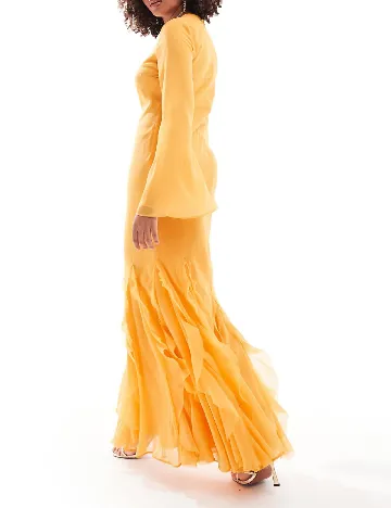 Rochie lunga ASOS, galben Galben