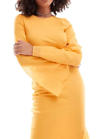 Rochie lunga ASOS, galben Galben