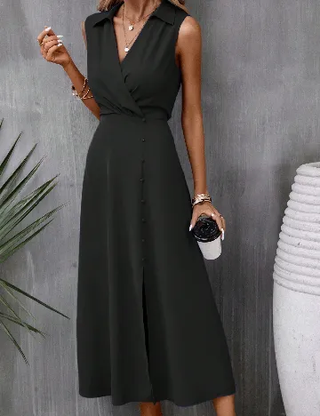 Rochie lunga SHEIN, negru Negru