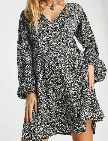 Rochie scurta Violet Romance, floral print Floral print