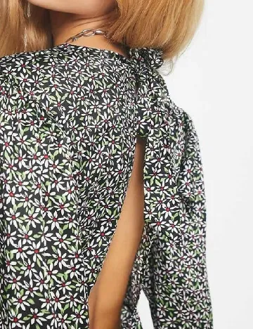 Rochie scurta Violet Romance, floral print Floral print