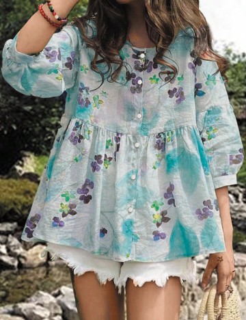 Bluza SHEIN, albastru