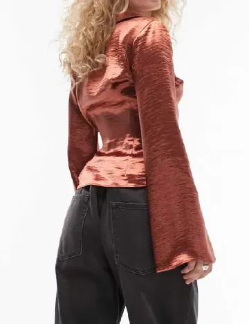 Bluza Top Shop, caramiziu Maro