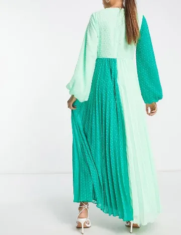 Rochie lunga ASOS, verde Verde