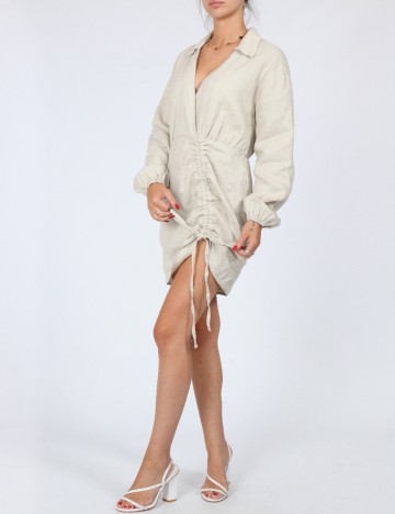 Rochie scurta NA-KD, bej