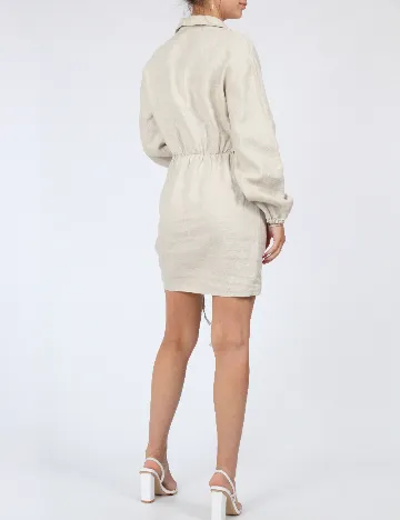 Rochie scurta NA-KD, bej Crem