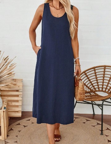 Rochie lunga SHEIN, bleumarin
