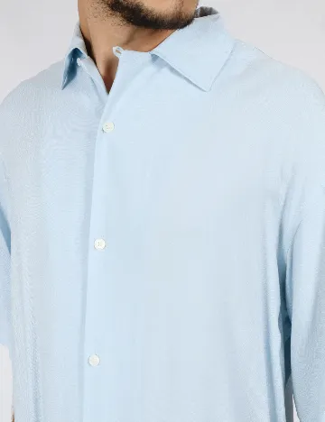 Camasa Oversize Weekday, albastru Albastru