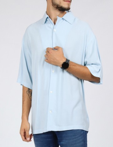 Camasa Oversize Weekday, albastru
