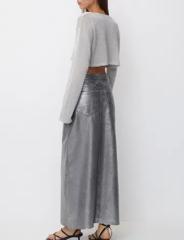 Top Pull&Bear, gri Gri