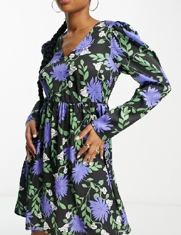 Rochie scurta Y.A.S, floral print Floral print