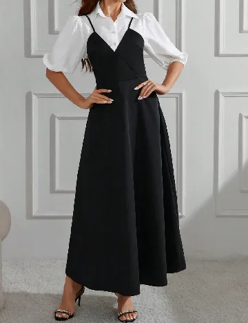 Rochie lunga SHEIN, negru Negru
