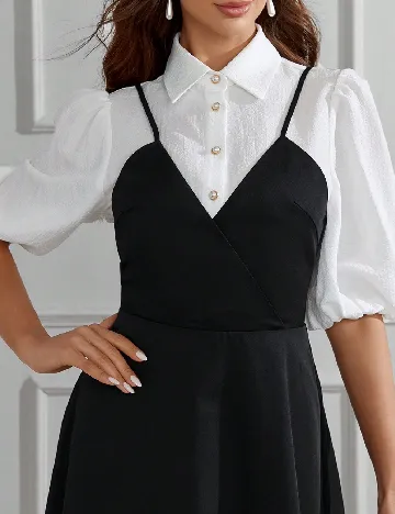 Rochie lunga SHEIN, negru Negru