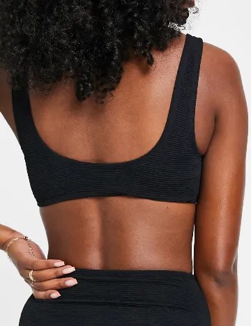 Sutien de baie Top Shop, negru Negru