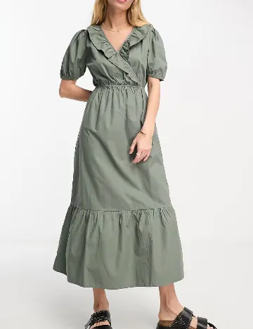 Rochie lunga River Island, verde Verde