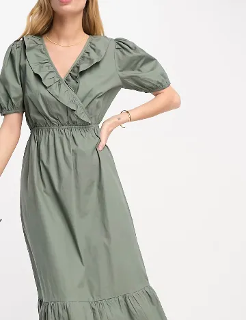 Rochie lunga River Island, verde Verde