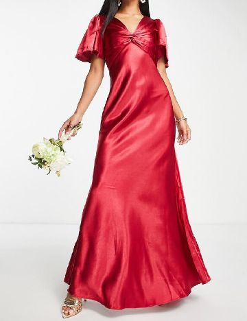 Rochie lunga Little Mistress, rosu