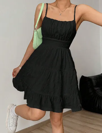 Rochie scurta SHEIN, negru Negru