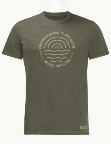 Tricou Jack Wolfskin, verde