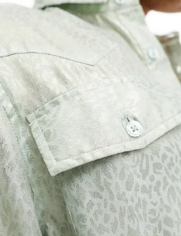 Camasa ASOS, verde deschis Verde