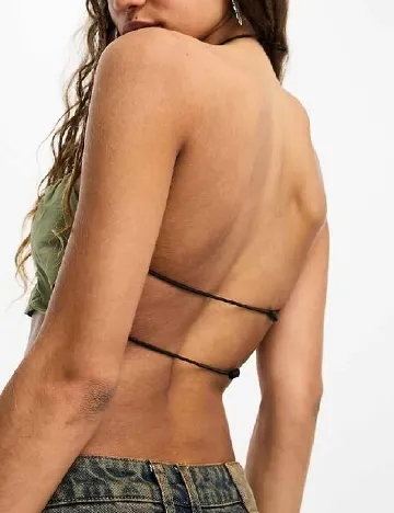 Top Bershka, verde Verde