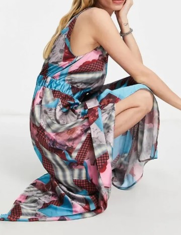 Rochie lunga Top Shop, mix culori