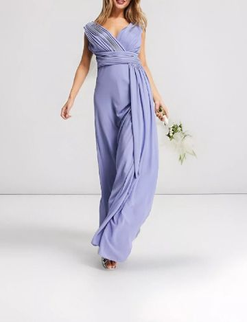 Rochie lunga TFNC London, albastru