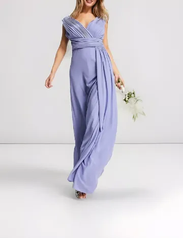 Rochie lunga TFNC London, albastru Albastru