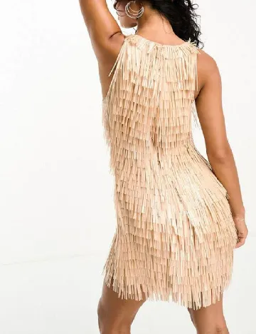 Rochie scurta ASOS, crem Crem