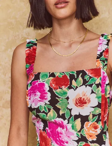 Rochie scurta Nobody s child, floral print Floral print