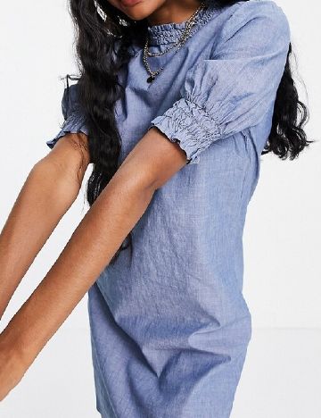 Rochie scurta Vero Moda, albastru
