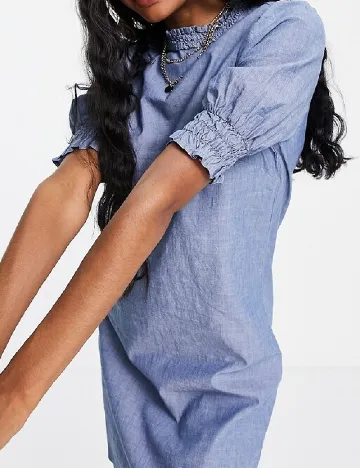 Rochie scurta Vero Moda, albastru Albastru