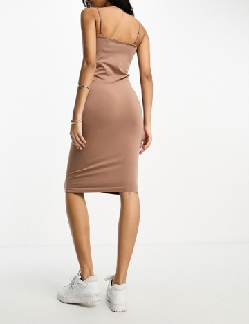 Rochie scurta ASOS, maro