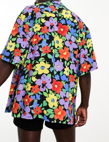 Camasa Oversize ASOS, floral print