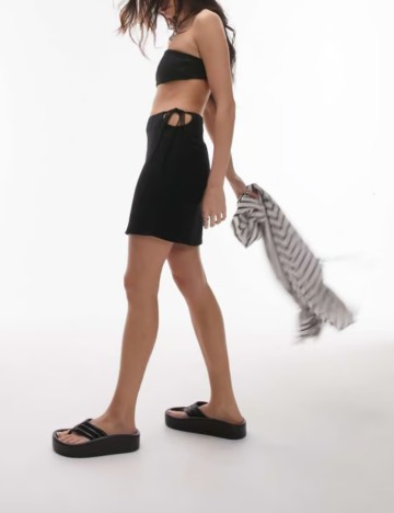 Fusta Top Shop, negru
