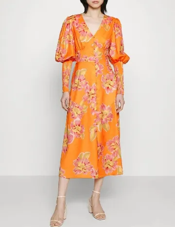 Rochie medie IN THE STYLE, portocaliu Portocaliu