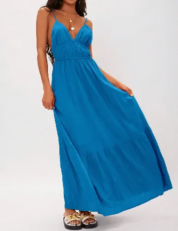 Rochie lunga SHEIN, albastru Albastru