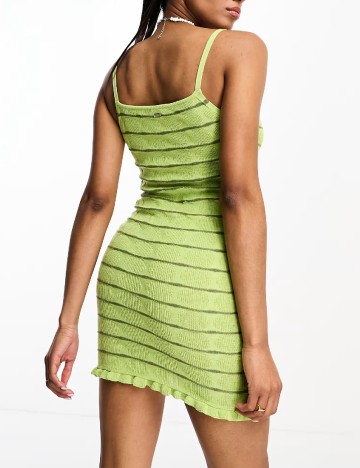 Rochie scurta Pull&Bear, verde