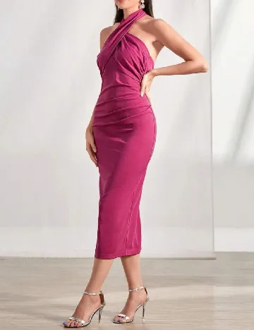 Rochie lunga SHEIN, roz Roz