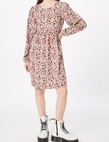 Rochie scurta Pieces, animal print