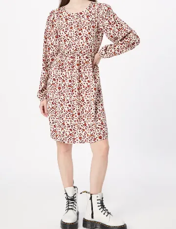 Rochie scurta Pieces, animal print Animal print